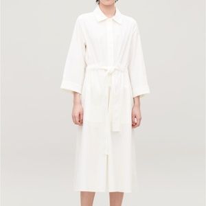 COS white shirt dress